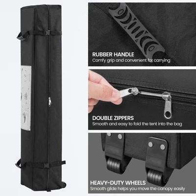 Yaheetech Pop Up Canopy With Roller Bag And Sandbags 4 Yaheetech Pop Up Canopy With Roller Bag And Sandbags - Image 4