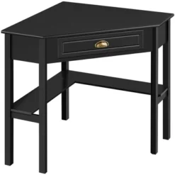 Yaheetech Corner Computer Desk Workstation MDF Desktop Pine Legs For Home&Office -Furniture GUEST 7767507a 82de 493d 9892 c0f3415c343a