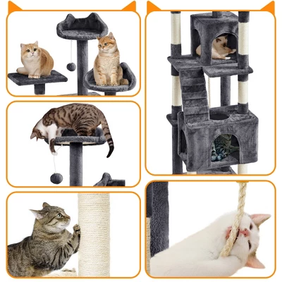 Yaheetech 72inch Multi Level Cat Tree Cat Tower 3 Yaheetech 72inch Multi Level Cat Tree Cat Tower - Image 3