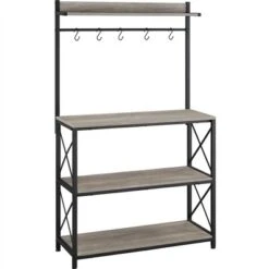 Yaheetech 4-Tier Kitchen Storage Rack With 5 S Hooks -Furniture GUEST 79248f6d 706c 4f5c bcbe 6497feacba4e
