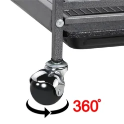 Yaheetech 4-Tier Rolling Large Ferret Cage Small Animals Hutch Black -Furniture GUEST 794e9934 7c4c 471f b4fb b7e6b10bc2bd