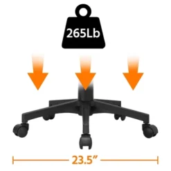 Yaheetech Adjustable Office Chair Midback Computer Chair With Lumbar Support -Furniture GUEST 7a37cfe1 43e7 4e0d b3b3 317a9d0e154c