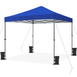Yaheetech 10x10ft Pop-up Canopy With One-Push-To-Lock Setup Mechanism -Furniture GUEST 7ac09736 f578 43af 869c 5cba73e630e0