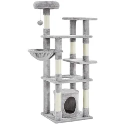 Yaheetech 56.5inch Multilevel Cat Tree Cat Tower With Scratching Posts 12 Yaheetech 56.5inch Multilevel Cat Tree Cat Tower With Scratching Posts -Furniture GUEST 7b869c3a a7e2 4d25 a973 b8b31e97caed