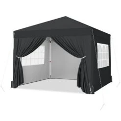 Yaheetech 12x12 FT Pop Up Canopy Tent With 4 Sidewalls And Roller Bag -Furniture GUEST 7e03b41f ea83 48fd 8fb1 e03ab488349d