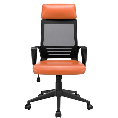 Yaheetech Swivel Office Desk Chair Study Work Chair With Headrest Lumbar Support Rolling Wheels 9 Yaheetech Swivel Office Desk Chair Study Work Chair With Headrest Lumbar Support Rolling Wheels - Image 9