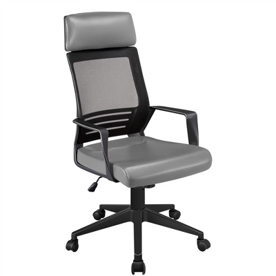 Yaheetech Swivel Office Desk Chair Study Work Chair With Headrest Lumbar Support Rolling Wheels 7 Yaheetech Swivel Office Desk Chair Study Work Chair With Headrest Lumbar Support Rolling Wheels - Image 7