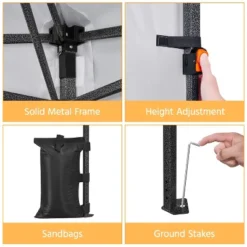 Yaheetech 10×10 FT Pop-up Canopy Tent Party Tent -Furniture GUEST 80c24cd5 95ed 4db3 8b13 8f9eeafa9aae