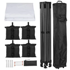 Yaheetech Pop-up Waterproof Canopy 10'x10' -Furniture GUEST 80cc5fd0 b2ae 4a4b 8003 e84e495dd23c
