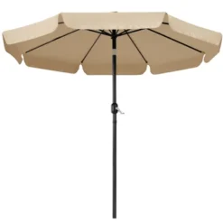 Yaheetech 9ft Outdoor Umbrella With Push Button Tilt And Crank -Furniture GUEST 81484404 b185 4f73 a9b2 5a565a355c78