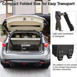 Yaheetech 6FT Portable Canopy Tent With Roller Bag & Sandbags & Guy Lines & Ground Stakes -Furniture GUEST 81f773db e257 4dca bbca 2121e9684371