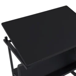 Yaheetech Adjustable Drafting Table & Stool Set Black -Furniture GUEST 823def75 cdab 4349 b1c3 3459311076b9