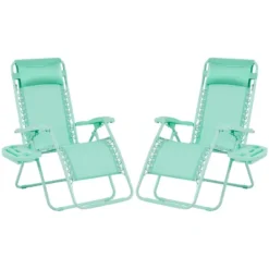 Yaheetech Set Of 2 26in Outdoor Zero Gravity Chair Patio Lounge Camping Chair -Furniture GUEST 84552f3c 38f1 4669 9e44 e115ac94e9cd