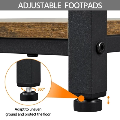 Yaheetech 72"H Multifunctional Hall Tree Entryway Coat Rack With Top Shelf 5 Yaheetech 72"H Multifunctional Hall Tree Entryway Coat Rack With Top Shelf - Image 5