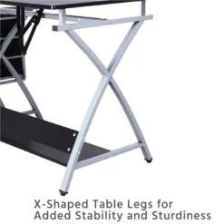 Yaheetech Adjustable Drafting Table Drawing Station Black -Furniture GUEST 85392e0b ccd0 4c29 a95c 34c827647af1