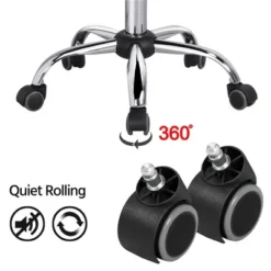 Yaheetech Velvet Low Back Armless Desk Chair Office Chair With Wheels -Furniture GUEST 859f0a58 9328 4f49 9d8c 4ee5a0543f2c