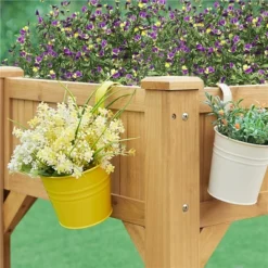 Yaheetech 8-Pocket Wood Elevated Garden Planter With Fabric Liner Light Brown 13 Yaheetech 8-Pocket Wood Elevated Garden Planter With Fabric Liner Light Brown -Furniture GUEST 85acdefa e3e1 49a1 8e0d 5c3fb690555e