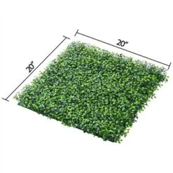 Yaheetech 6PCS Artificial Boxwood Panels Green Wall Decor Green