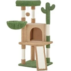 Yaheetech 42″ Height Cactus Cat Tree With Platform, Condo, Basket, Scratching Posts, Board & Hanging Ball -Furniture GUEST 89f4c973 abb5 40b7 8663 206a80a7ef36