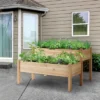 Yaheetech 2-tier Elevated Raised Garden Bed Wood