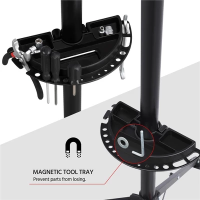 Yaheetech Adjustable Bike Repair Stand For Home Bicycle Mechanic, Black 4 Yaheetech Adjustable Bike Repair Stand For Home Bicycle Mechanic, Black - Image 4