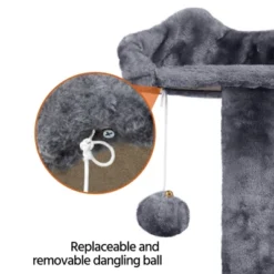 Yaheetech 54"H Cat Tree With 2 Condos For Kittens Small Cats -Furniture GUEST 8e1ec426 cc81 4fcd 908d 8ab772a491d9