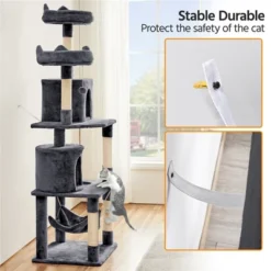 Yaheetech 70.5" H Multi Level Cat Tower Kitten Condo -Furniture GUEST 8eb45fea 0c98 4feb 8fbc 814c07a5a0f8