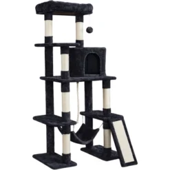 Yaheetech 63" Multilevel Plush Cat Tree With Hammock For Cats Kitchens 23 Yaheetech 63" Multilevel Plush Cat Tree With Hammock For Cats Kitchens -Furniture GUEST 8fb19894 6035 4fa0 ae30 51f5bd8193f7