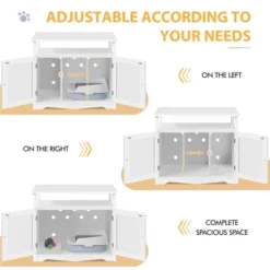 Yaheetech Pet Litter Box Enclosure With Storage Shelf 11 Yaheetech Pet Litter Box Enclosure With Storage Shelf -Furniture GUEST 913c0fd9 000b 41ea 9e24 0fabd1d1835d