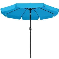 Yaheetech 9ft Outdoor Umbrella With Push Button Tilt And Crank -Furniture GUEST 91a9717b 9a33 45fc 8779 c5a141251974