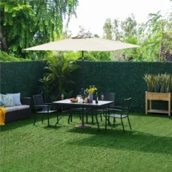 Yaheetech Artificial Grass 27PCS Indoor Outdoor Flooring Decor, Green -Furniture GUEST 931cfe82 5653 4d43 bec2 a807e1f27d0d