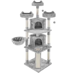 Yaheetech 76"H Large Plush Cat Tree With Platforms For Kittens Cats 13 Yaheetech 76"H Large Plush Cat Tree With Platforms For Kittens Cats -Furniture GUEST 93e0cc8f 461f 4609 ab11 7f5900e15864