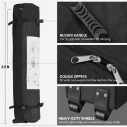 Yaheetech 8x8 FT Pop Up Canopy Tent With Roller Bag -Furniture GUEST 94c0c348 d7ef 4c7a 99e8 95ad4b827c7b