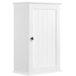 Yaheetech 3 Tier Wall Mounted Storage Cabinet With Adjustable Shelf -Furniture GUEST 963534a3 8e20 47d5 9a6b 6a42ac1d23af