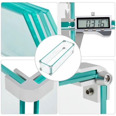 Yaheetech Tempered Glass Wind Guard Fence Fire Pit Table 3 Yaheetech Tempered Glass Wind Guard Fence Fire Pit Table - Image 3