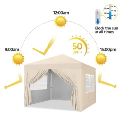 Yaheetech 10x10ft Pop-up Canopy With Sandbags And Wheeled Carry Bag -Furniture GUEST 98186b3c 794a 49b2 aee1 69d5161e1240