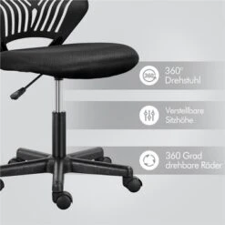 Yaheetech Adjustable Office Chair Swivel Computer Chair -Furniture GUEST 9a639272 1966 4a23 ad41 0667bcf6e865