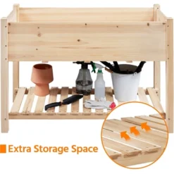 Yaheetech 2 Tiers Raised Garden Bed For Planting Wood -Furniture GUEST 9b99be11 5503 42bd 9cac 1a3e7274d05c