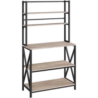 Yaheetech 5-Tier Kitchen Baker's Rack Utility Storage Shelf With 5 Shelves & Adjustable Feet 7 Yaheetech 5-Tier Kitchen Baker's Rack Utility Storage Shelf With 5 Shelves & Adjustable Feet - Image 7
