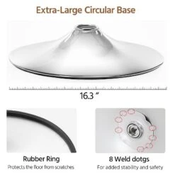 Yaheetech 2pcs Height Adjustable PU Leather Upholstered Swivel Bar Stool Chairs -Furniture GUEST 9d1fbccb d3c7 4376 b705 22c9221074e7