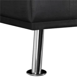 Yaheetech Convertible Futon Sofa Bed Tufted Fabric Futon With Cupholders And Pillows -Furniture GUEST 9dcd4c30 9d27 4f1f 8b70 c8c070b8bdce