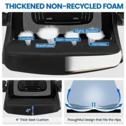 Yaheetech High Back Office Chair Computer Chair With Armrest 18 Yaheetech High Back Office Chair Computer Chair With Armrest -Furniture GUEST 9eae3a7a b0bf 45fc 8329 137a5181dd0d