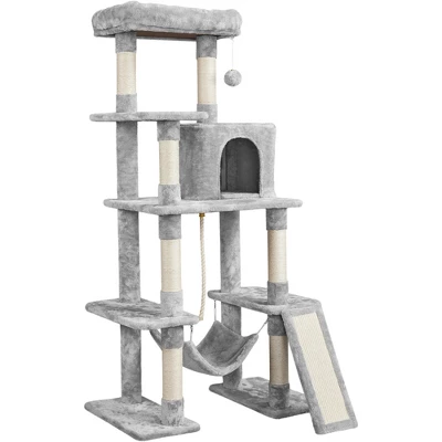 Yaheetech 63" Multilevel Plush Cat Tree With Hammock For Cats Kitchens 9 Yaheetech 63" Multilevel Plush Cat Tree With Hammock For Cats Kitchens - Image 9
