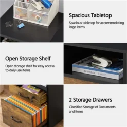 Yaheetech Vintage File Cabinet File Storage Organizer For Home And Office 11 Yaheetech Vintage File Cabinet File Storage Organizer For Home And Office -Furniture GUEST 9fb97e71 760a 461c ac4f efc73420fe10