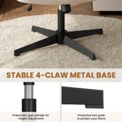 Yaheetech Fabric Swivel Desk Chair Office Chair For Home Office 13 Yaheetech Fabric Swivel Desk Chair Office Chair For Home Office -Furniture GUEST 9fdaa212 0e0a 4a1d 8d71 8771068212c2