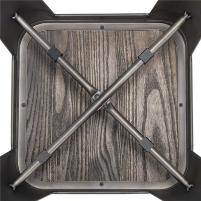 Yaheetech 24 Inches Height Backless Stackable Metal Counter Bar Stool, Set Of 4 5 Yaheetech 24 Inches Height Backless Stackable Metal Counter Bar Stool, Set Of 4 - Image 5