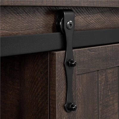 Yaheetech TV Stand Wih Storage, 58" Entertainment Center With Sliding Barn Door 6 Yaheetech TV Stand Wih Storage, 58" Entertainment Center With Sliding Barn Door - Image 6