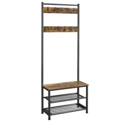 Yaheetech 73"H Metal Hall Tree With Shoe Storage Bench Coat Rack -Furniture GUEST a1f5fc3c a46d 4c34 843b 0b51746c634f