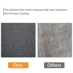 Yaheetech Modern Loveseat Sofa Couch 2-Seater Linen Fabric Upholstery Sofa Couch-Gray -Furniture GUEST a206b161 960e 4770 9f80 30bbe249ab42