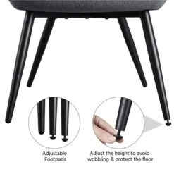 Yaheetech Fabric Upholstered Accent Chair Armchair For Living Room -Furniture GUEST a2574fc7 1476 42ab 8be4 77bc15ea6b2e